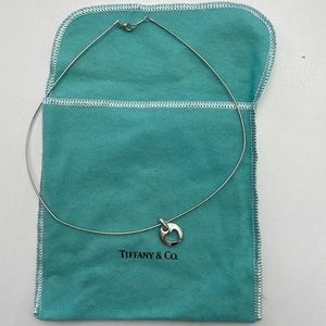 Tiffany & Co stencil heart cutout necklace